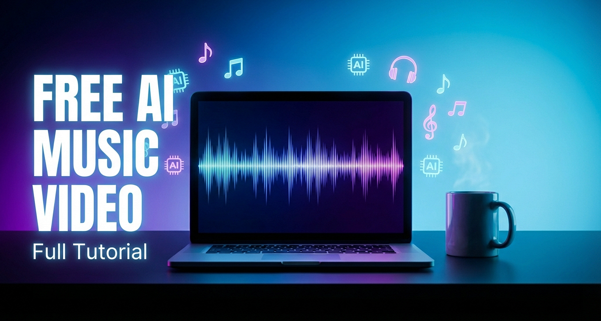 Tôi đã xây một kênh nhạc AI mà không tốn đồng nào — Đây là cách tôi đã làm