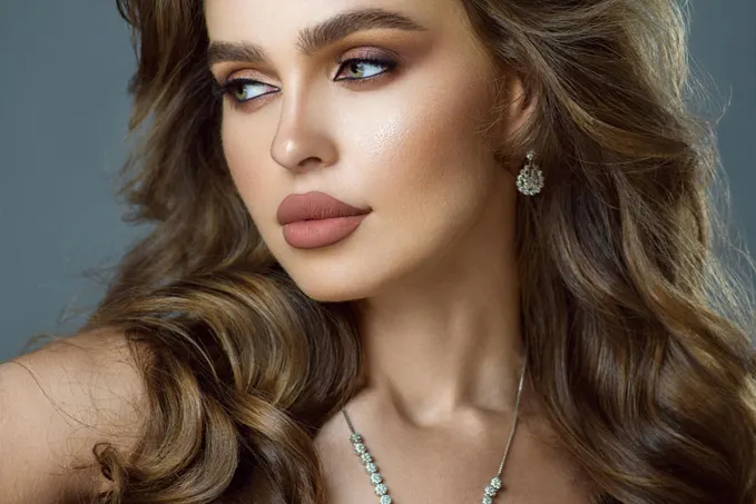 Image 17: an attractive woman with red lipstick